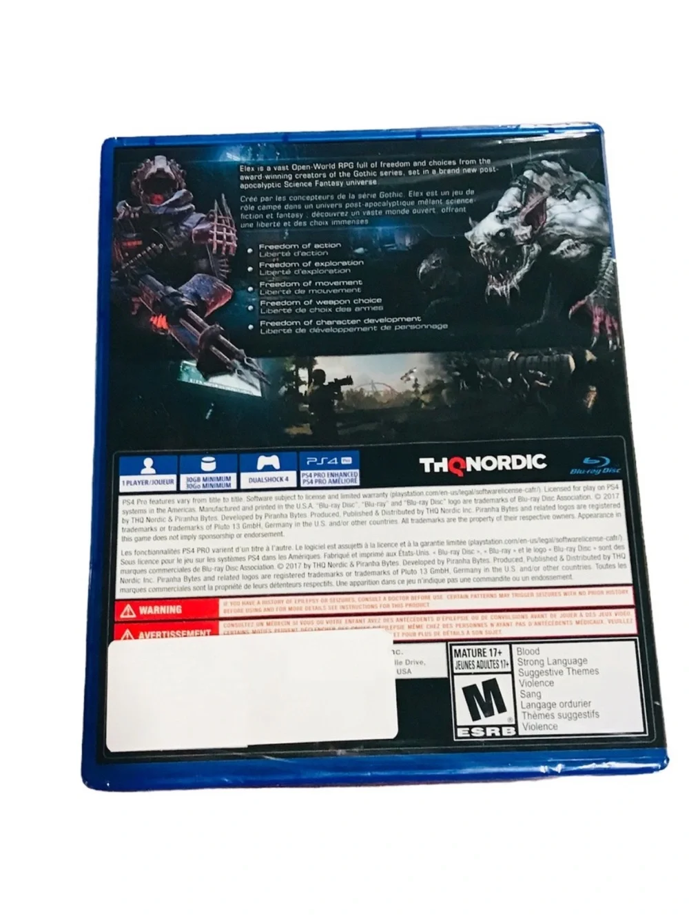 New PS4 ELEX Video Game PlayStation 4